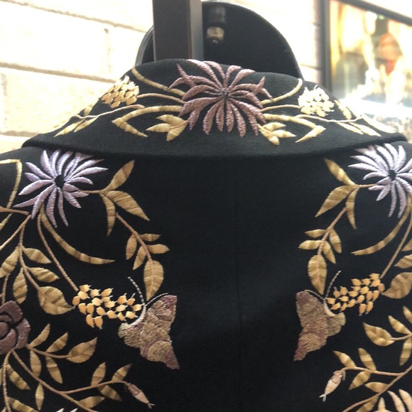 Zelds Jackets & Blazers - Zelda black signature crepe embroidered jacket